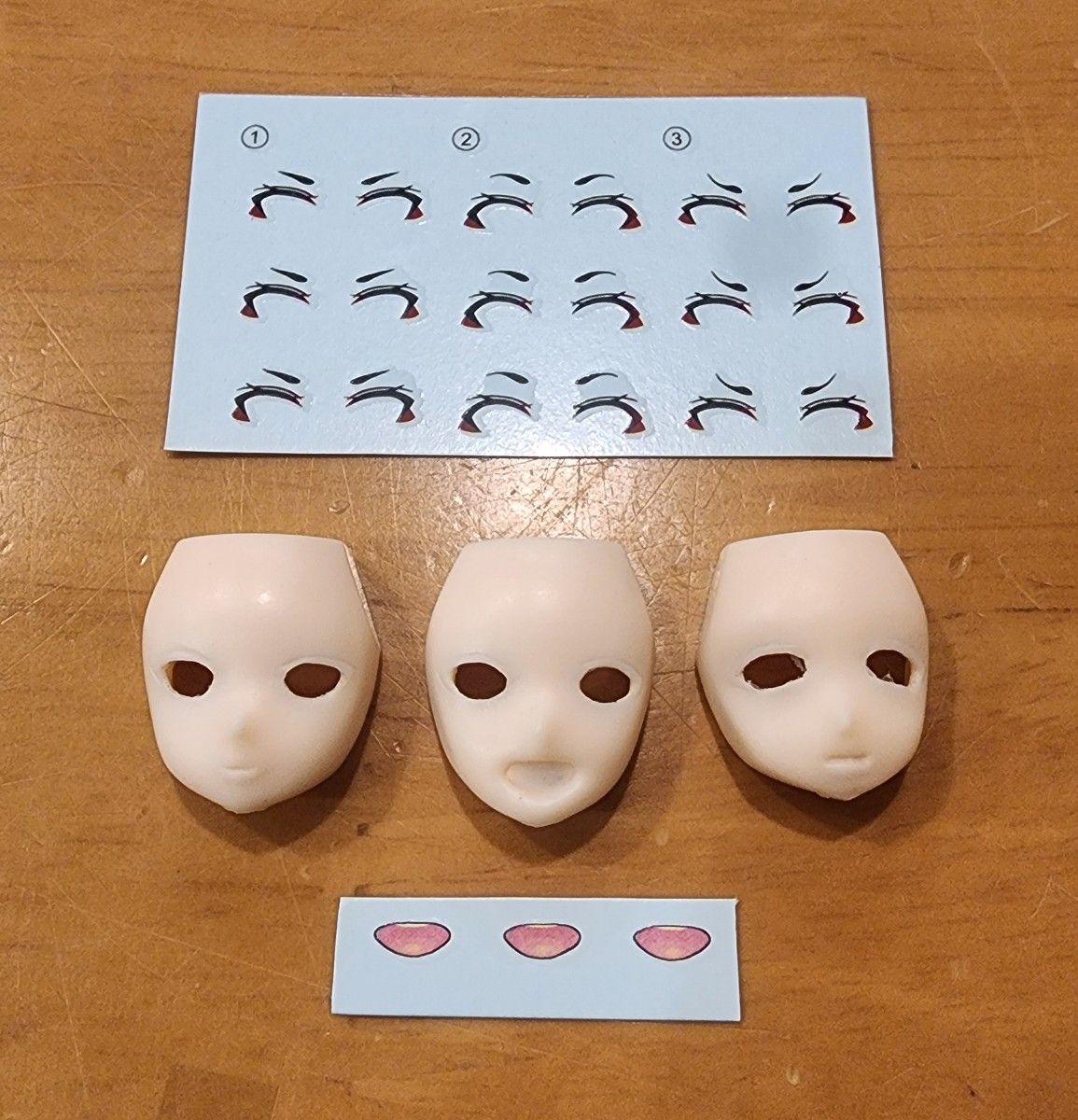 メガミデバイス 開眼加工フェイス 改造パーツ フェイスパーツ メガミデバイス 開眼加工フェイス 改造パーツ フェイスパーツ
