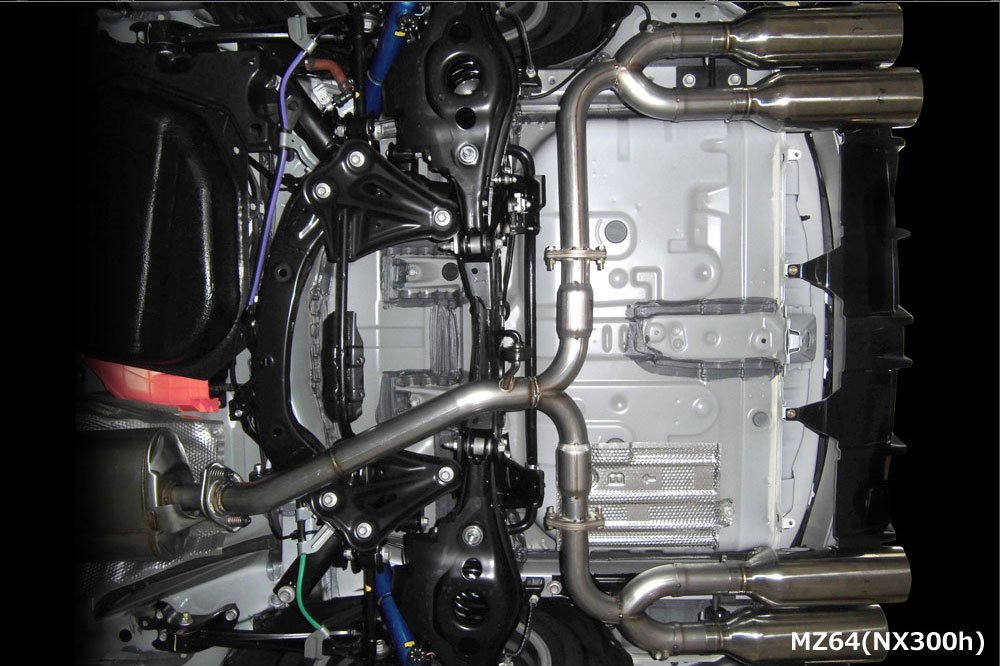 M\'z SPEED エキゾーストシステム 左右4本出し (MZ64) レクサス NX300h DAA-AYZ10 DAA-AYZ15 6AA-AYZ10 6AA-AYZ15 H29.9~R3.10 2AR-FXE