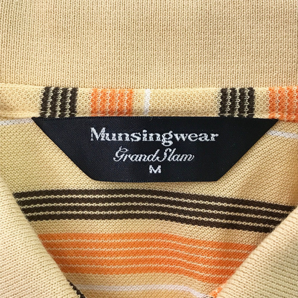  Munsingwear wear MUNSING WEAR polo-shirt with short sleeves border 