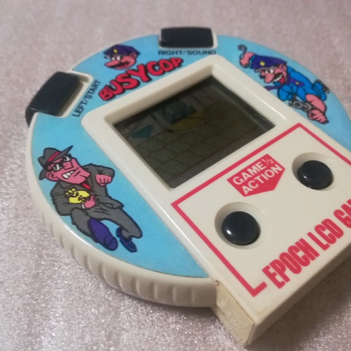 EPOCH LCD GAME　BUSY COP　ビジーコップ ゲームウォッチ 携帯ゲーム　レトロゲーム