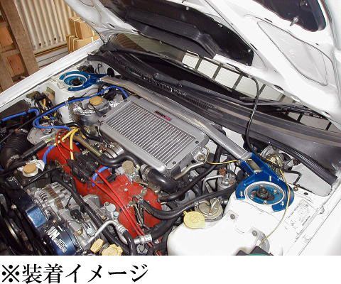 [剛性]GC8 インプレッサ 後期(フロント)用OSタワーバー[カワイ製作所製]_画像2