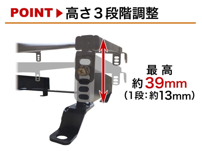 [レカロ]JJ1/JJ2 N-VAN(3ポジション)用右席用(運転席用)シートレール【保安基準適合】[カワイ製作所製]_画像2