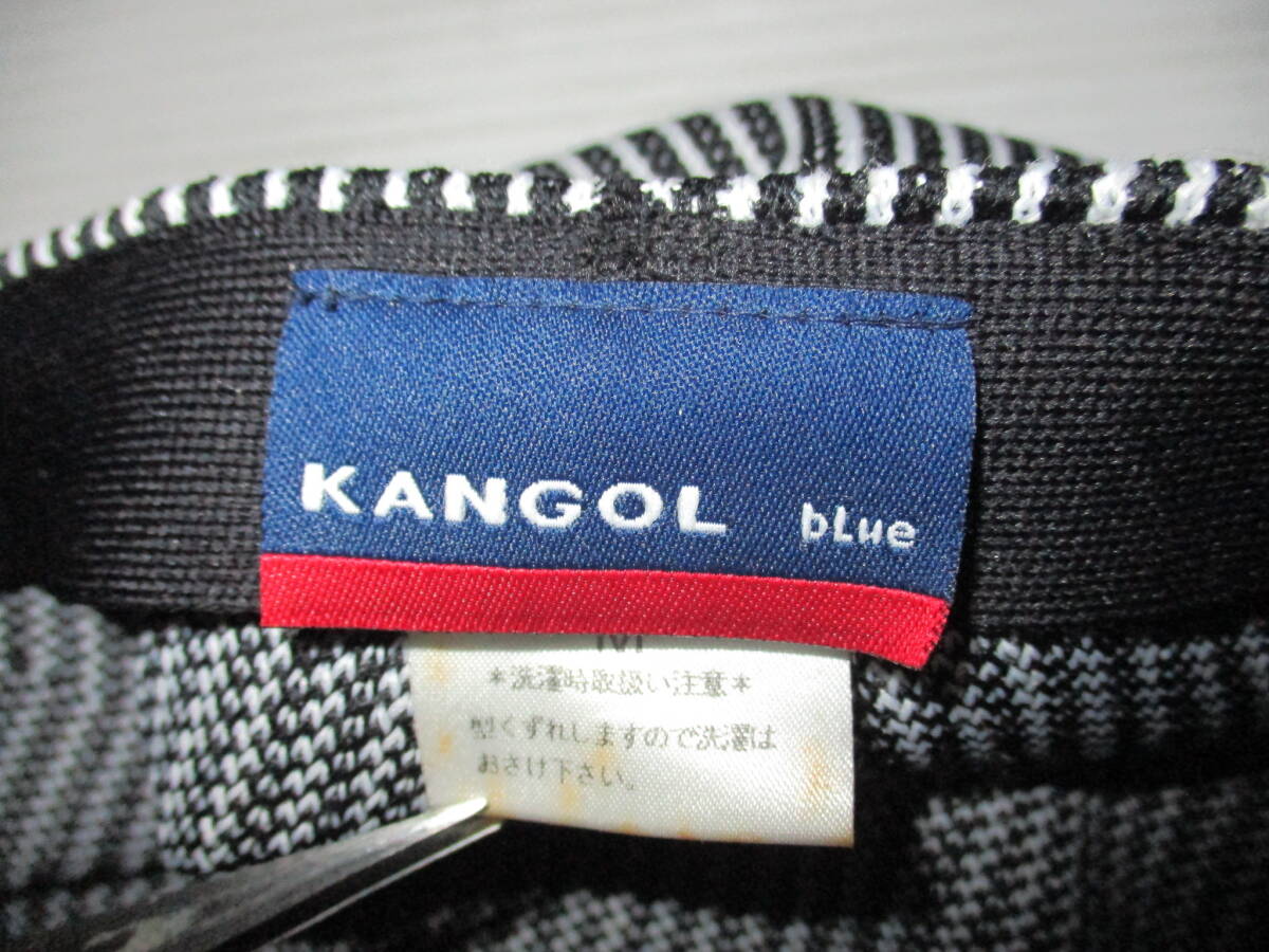  made in Japan *KANGOL Blue Kangol hunting cap hat size M (3F is large 