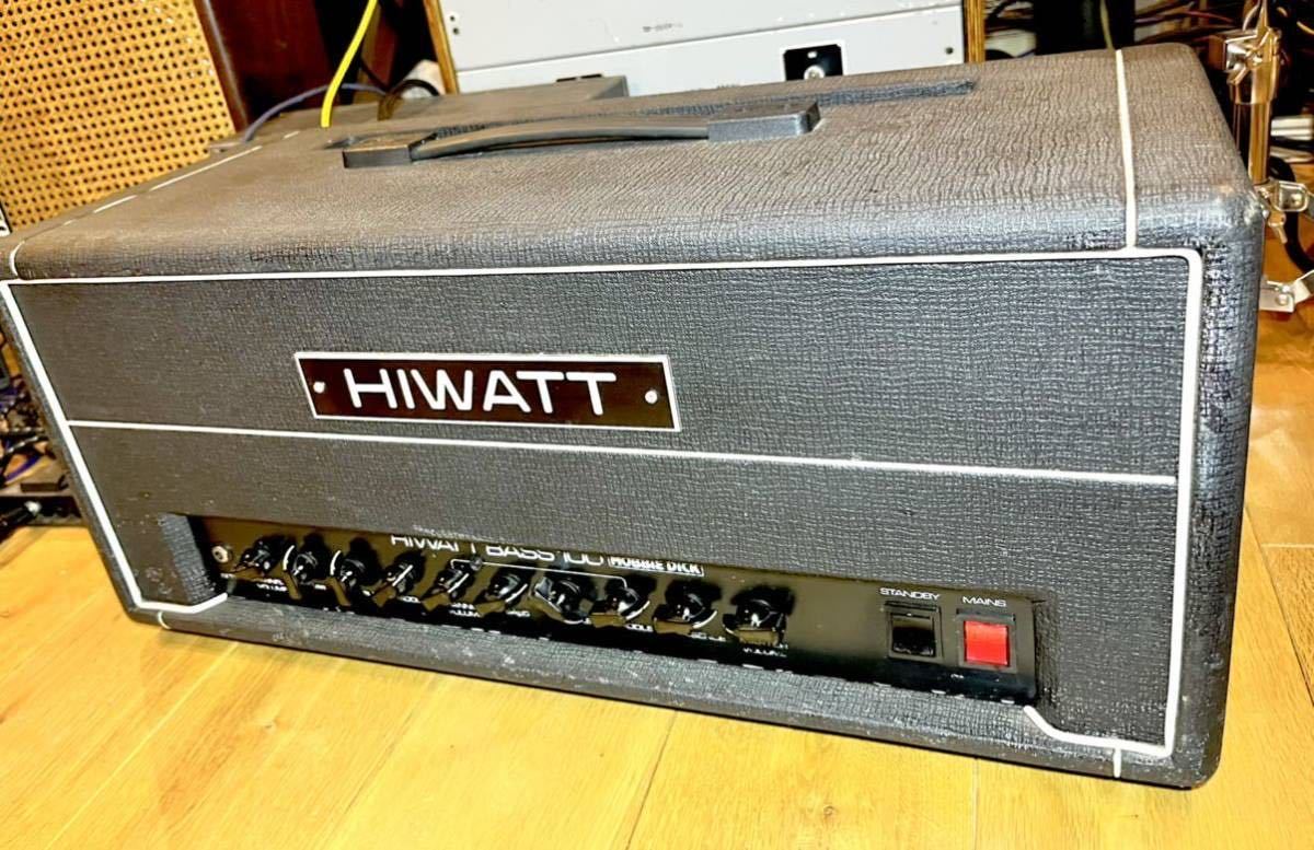 Hiwatt Bass 100 Mobbie Dick 希少な80年台英国製　ハイワット_画像2