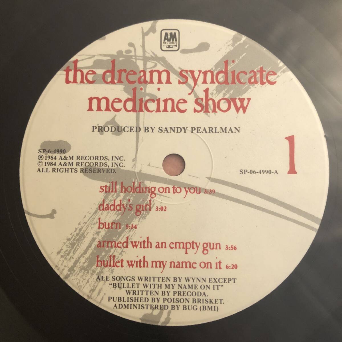 LP US盤 The Dream Syndicate Medicine Show ドリーム シンジケート ペイズリー アンダーグラウンド _画像2