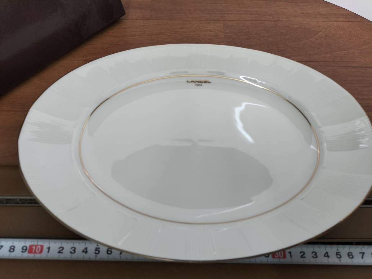 コレクション 昭和 レトロ アンティーク ランセル パリス 中皿 料理皿 食器 未使用の画像3