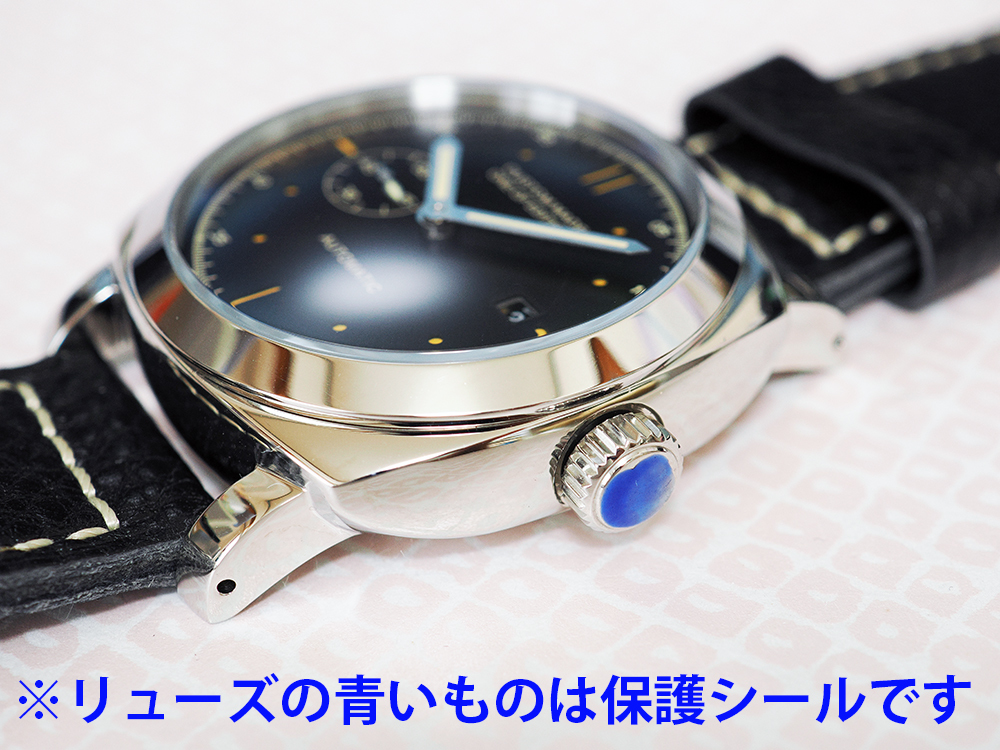 ♪処分特価 新品 PARNIS 44mm 自動巻き腕時計 CUSTOM MADE ONE OF EDITION スモールセコンド_画像3