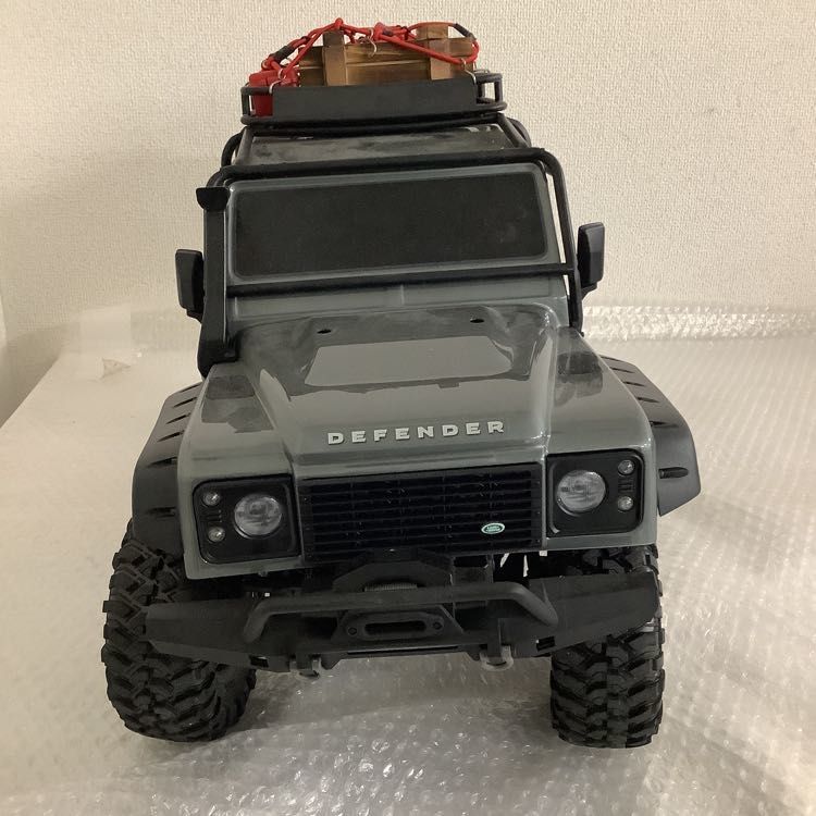 1円〜 同梱不可 ジャンク RCラジコンカー トラクサス TRX4 ランドローバーディフェンダー シルバー_画像4