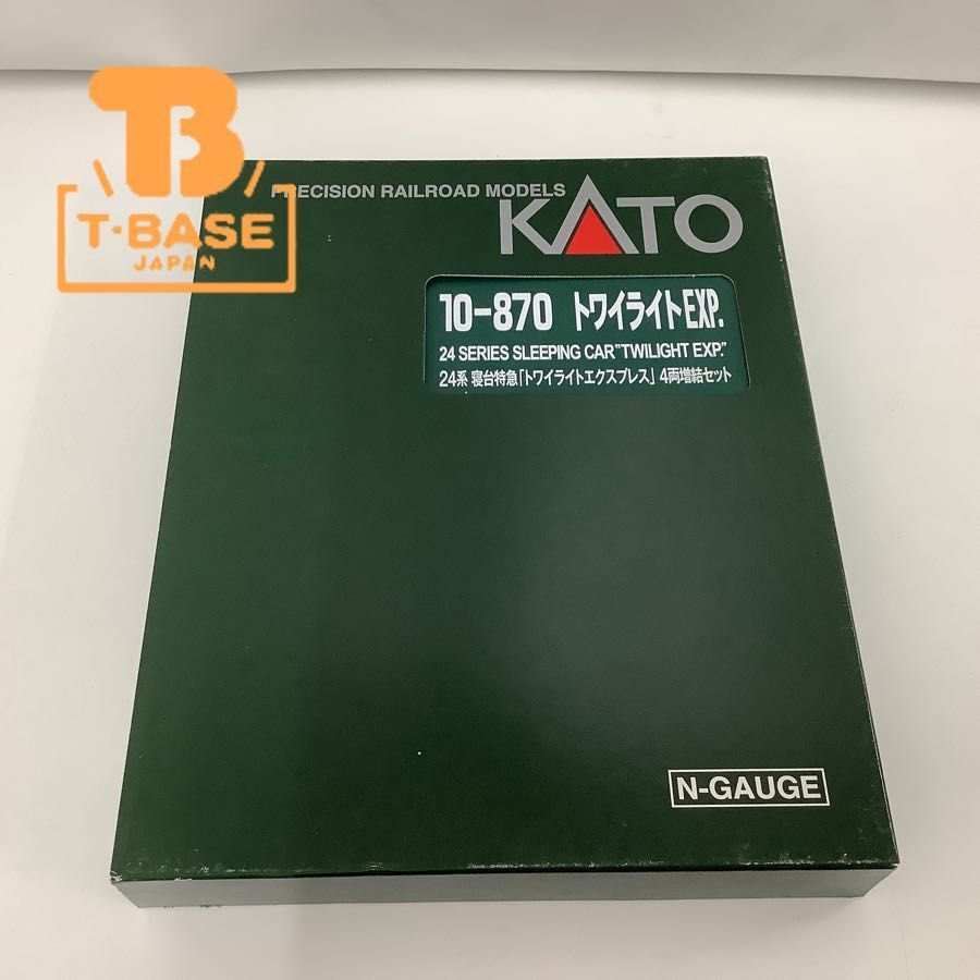 1円〜 KATO Nゲージ 10-870 トワイライトEXP. 24系 寝台特急 「トワイライトエクスプレス」 4両増結セット_画像1