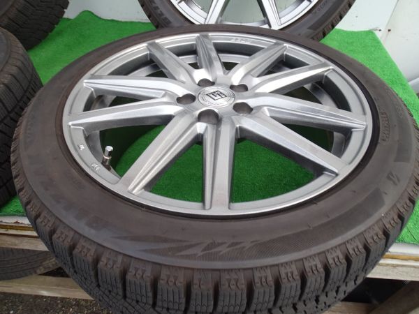 L2816/ブリヂストン ブリザック VRX2 215/45Ｒ17 KYOHO SEIN STREET INNOVATION 17インチ アルミホイール ４本セット 7J PCD 100 5H ET+48_画像3