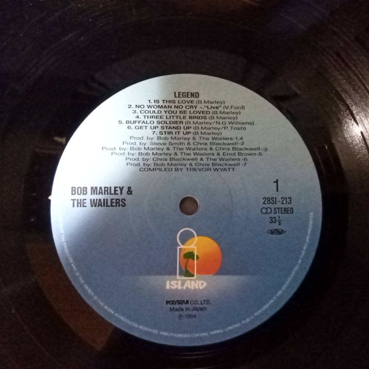 【 帯付・見開きジャケ 】 Bob Marley & The Wailers 「LEGEND the best of」 LPレコード　レゲエ_画像7