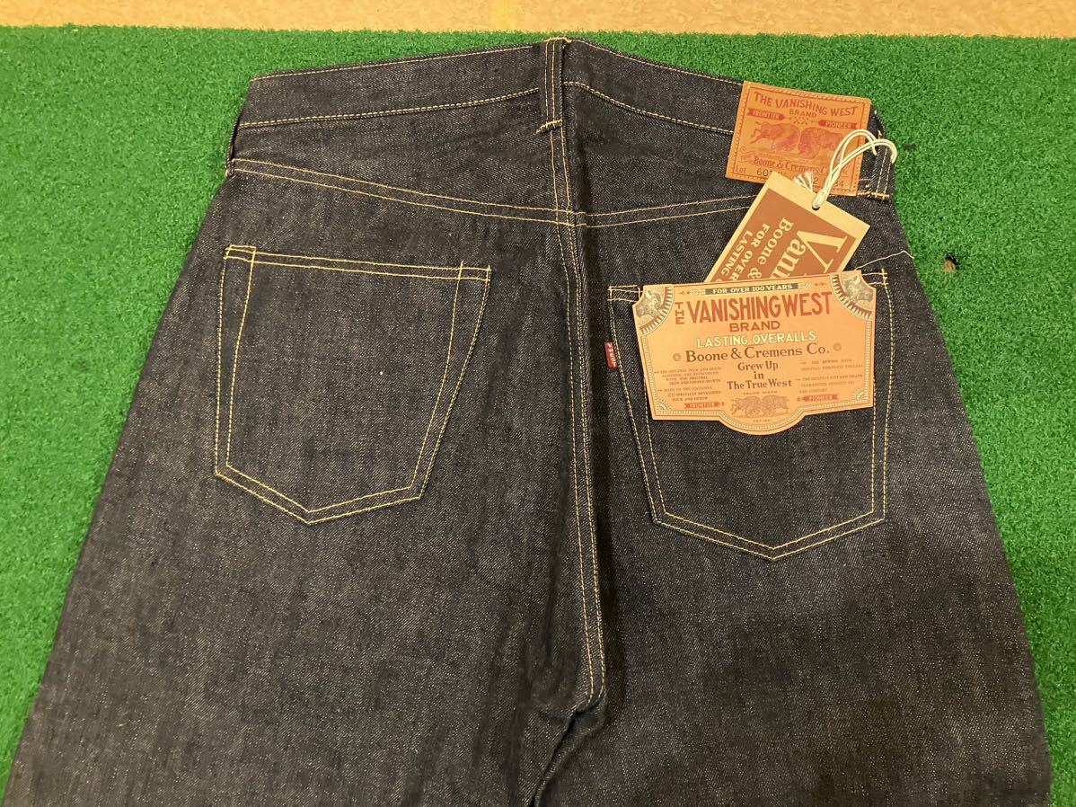 FREEWHEELERS THE VANISHING WEST 601XX 14oz 1947 32インチフリーホイーラーズ　未使用　裾上げ　ファーストロット_画像3