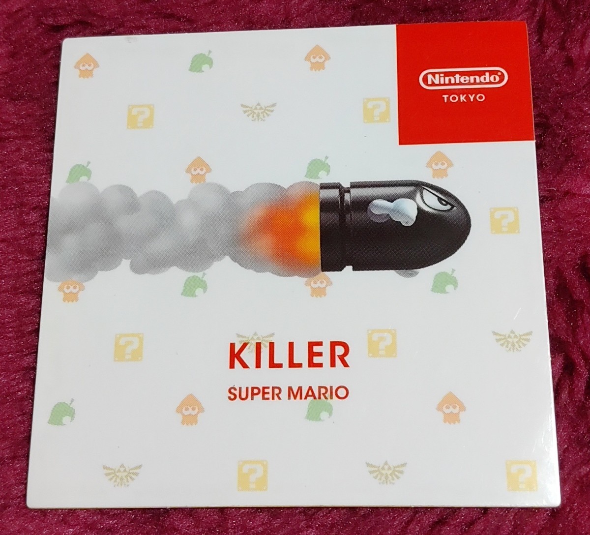 NintendoTOKYO KILLER ステッカー 非売品 配布シール スーパーマリオの画像3