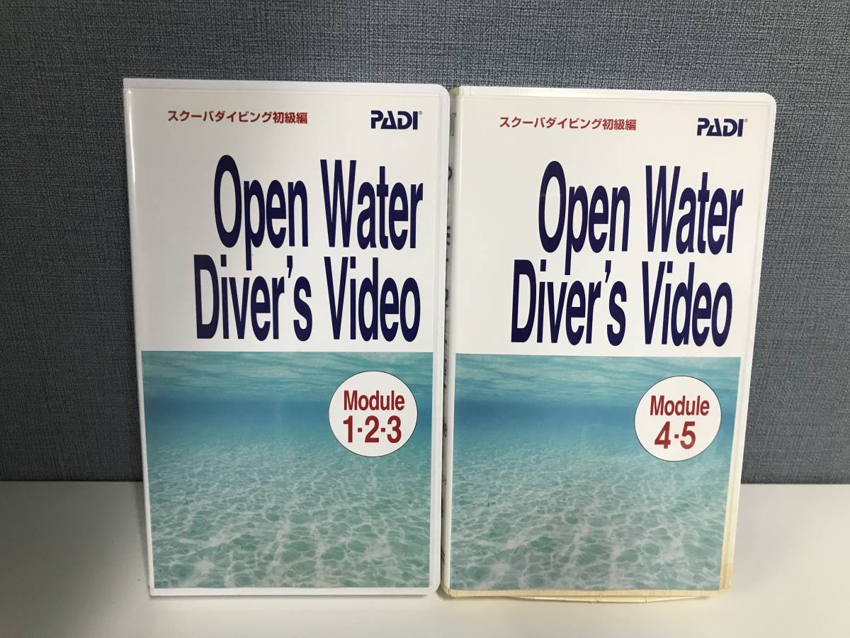 *PADI* скуба дайвинг начинающий сборник видео комплект * дайвинг с аквалангом *Open Water Diver\'s Video*VHS* морской спорт отдых 326