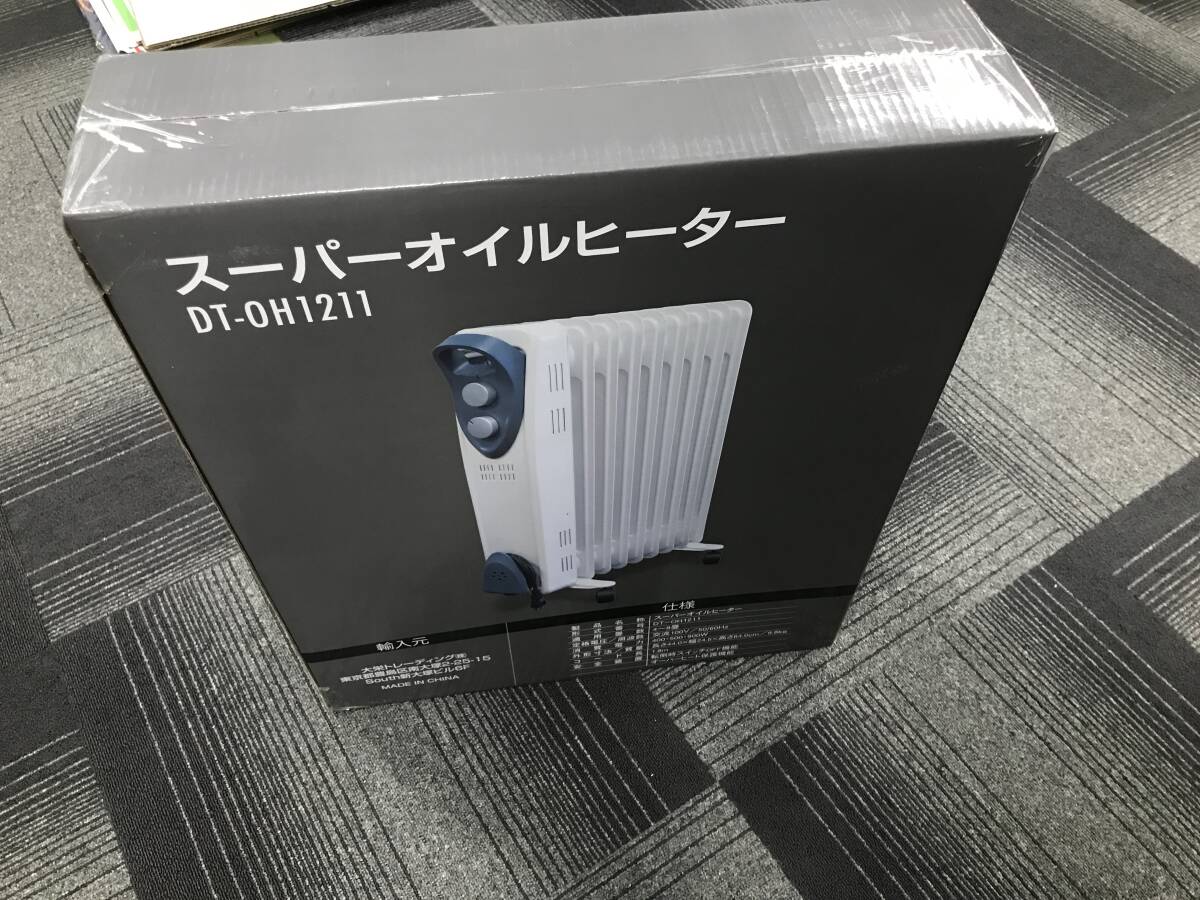 * unused goods * large . trailing * super oil heater *DT-OH1211* with casters .* fins 8 sheets *4~8 tatami for * home heater * air conditioning consumer electronics *