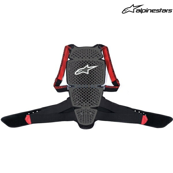  stock equipped Alpine Stars protector 6504018 NUCLEON KR-CELL PROTECTOR SMOKE BLACK RED(013) size :M
