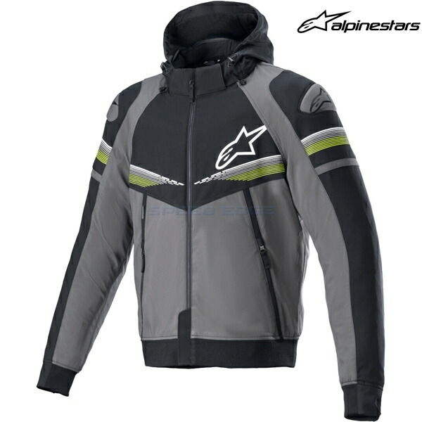 在庫あり アルパインスターズ ジャケット 4200520 SEKTOR V2 TECH HOODIE TAR GRAY BLACK YELLOW FLUO(9151) サイズ:S_画像1