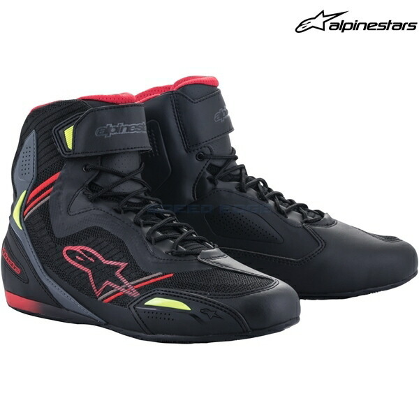 在庫あり アルパインスターズ シューズ 2510319 FASTER-3 RIDEKNIT SHOE BLACK RED YELLOW FLUO(136) サイズ:9.5/27.0cm_画像1