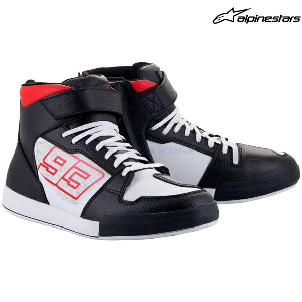 在庫あり アルパインスターズ シューズ 2512122 MM93 THUNDER RIDING SHOE BLACK WHITE BRIGHT RED(1304) サイズ:8.5/26.0cm_画像1