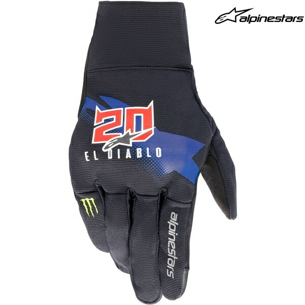 在庫あり アルパインスターズ グローブ 3568023 FQ20 REEF MONSTER GLOVE BLACK BLUE BRIGHT RED GREEN サイズ:XL_画像1