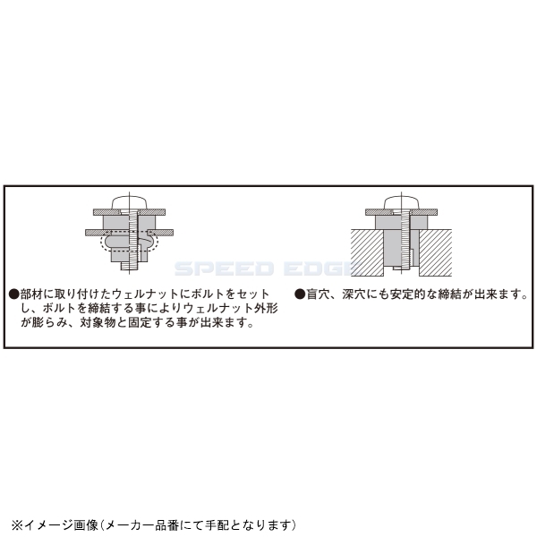 在庫あり KITACO キタコ 0900-678-05020 ウエルナット C-550/M5/P0.8/2ヶ_画像3