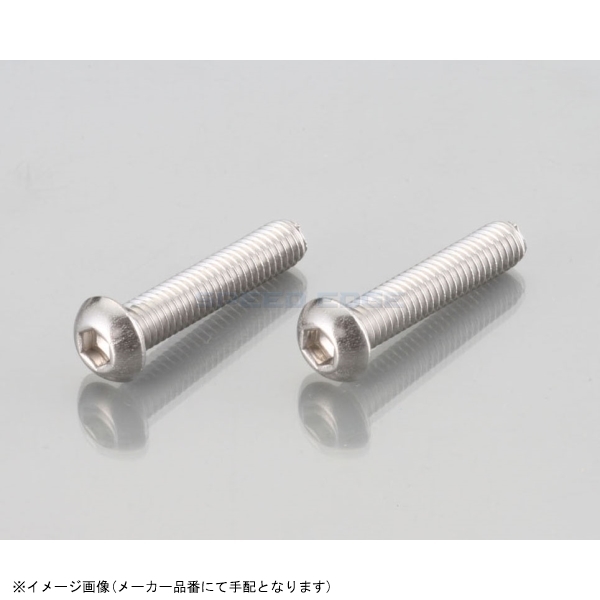 在庫あり KITACO キタコ 0900-060-20006 ボタンキャップボルト M6 / P1.0×30mm / 2ヶ_画像1