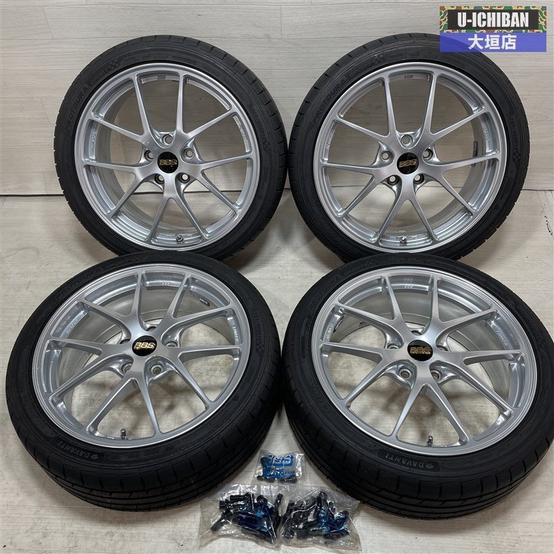 ゴルフ 等 鍛造 軽量 BBS RI-A 020 7.5-18+48 5H112 2022年製 DAVINTI PROTOURA SPORT 225/40R18 18インチ 4本セット 002R_画像1