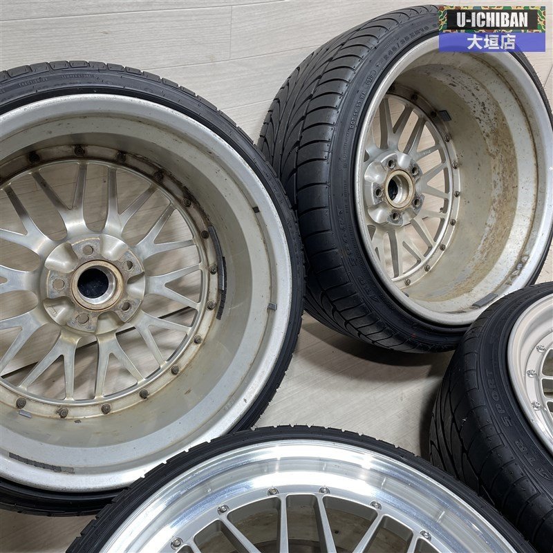 セダン セルシオ クラウン 等 BBS LM 118 9-19+38 LM119 10-19+40 5H114.3 ATR SPORT 225/35R19 245/35R19 19インチ 4本セット 002R_画像7