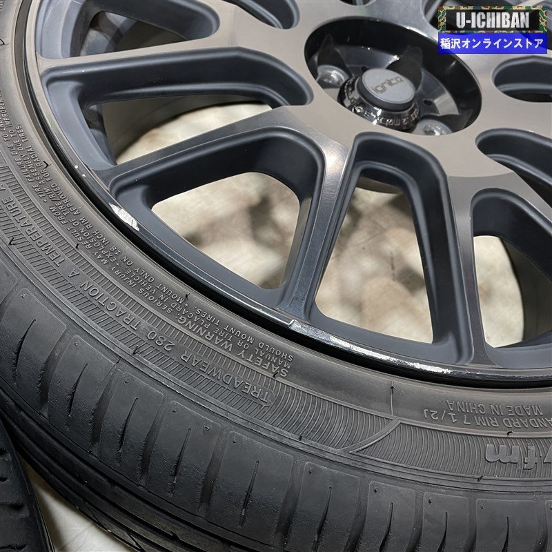 BR系 レガシー 等 IGNITE 7.5-18+48 5H100 ZEETE HP2000 vfm 225/45R18 18インチ 4本セット 009_画像5