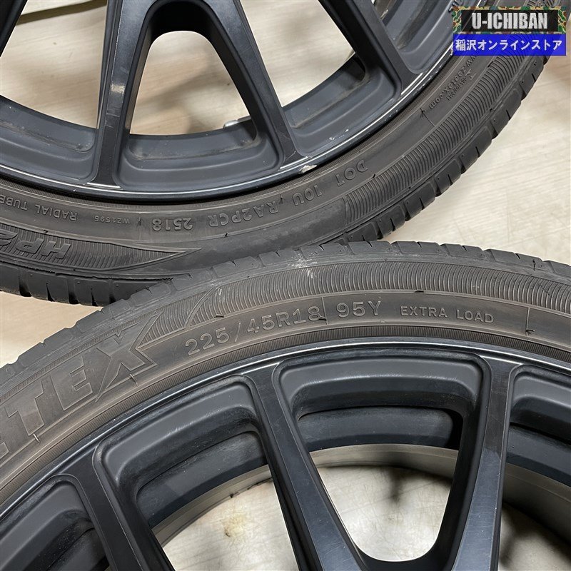 BR系 レガシー 等 IGNITE 7.5-18+48 5H100 ZEETE HP2000 vfm 225/45R18 18インチ 4本セット 009_画像8