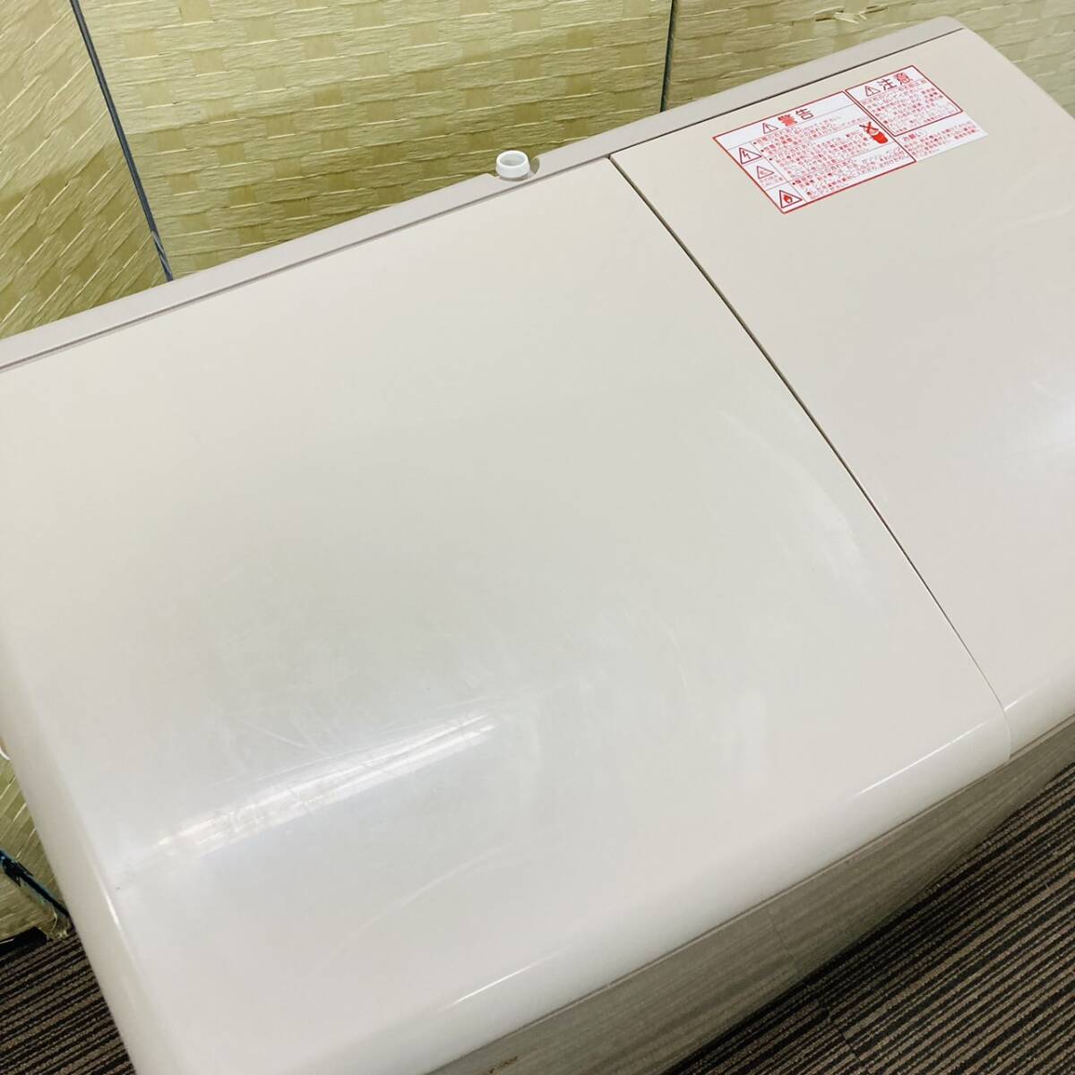 送料無料!!HITACHI 4.5kg 青空 日立２層式電気洗濯機 PS-H45L形 動作品 2017年製/023-19_画像2