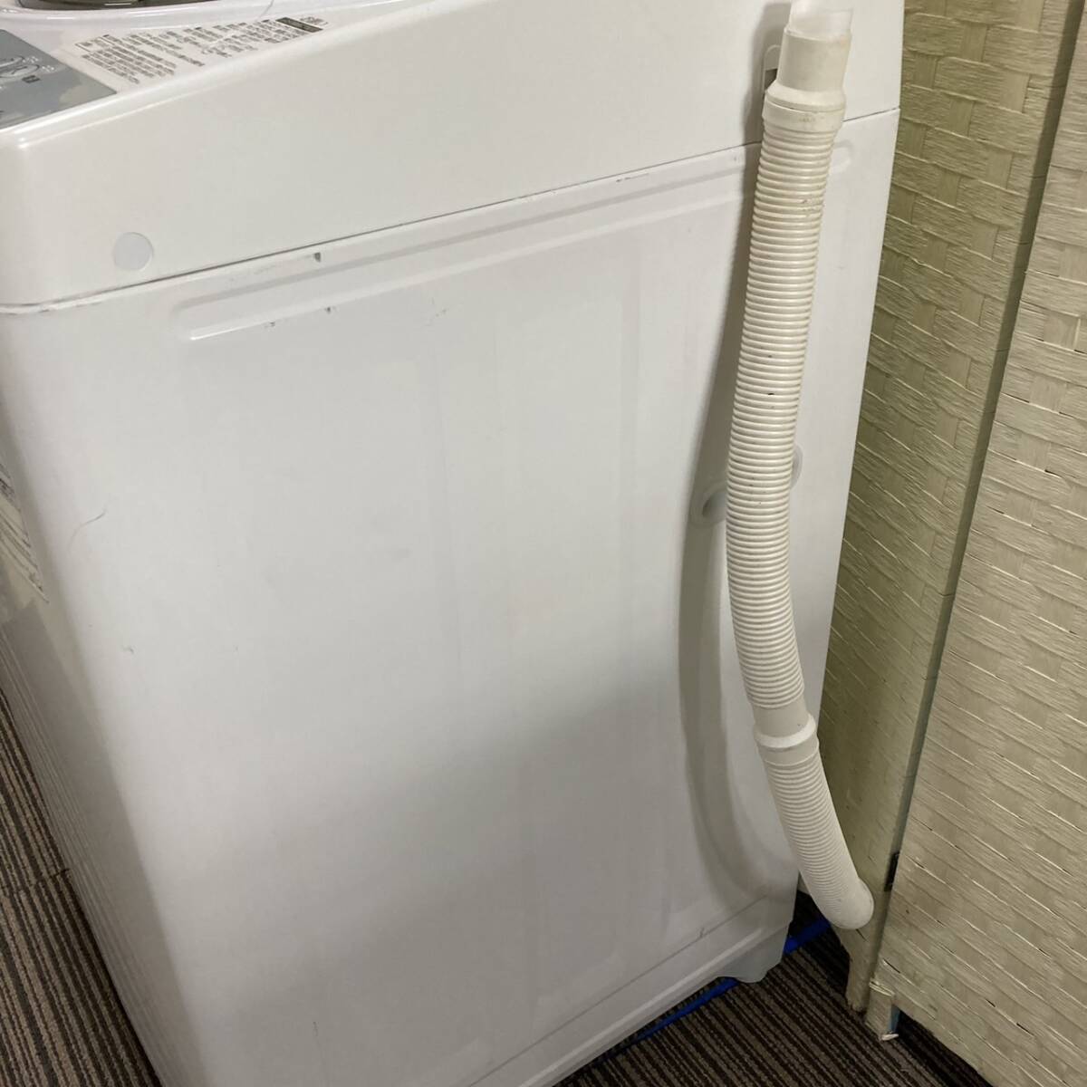 送料無料!!TOSHIBA 東芝電気洗濯機 AW-6G6 6kg 洗濯機 動作品 2018年製/023-31_画像8