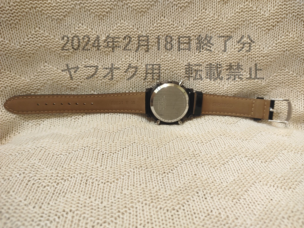 希少 稼働品 Seiko クロノグラフ ソットサス コラボモデル セイコー Sottsass chronograph 日本製 匿名配送 電池交換済み archive_画像3