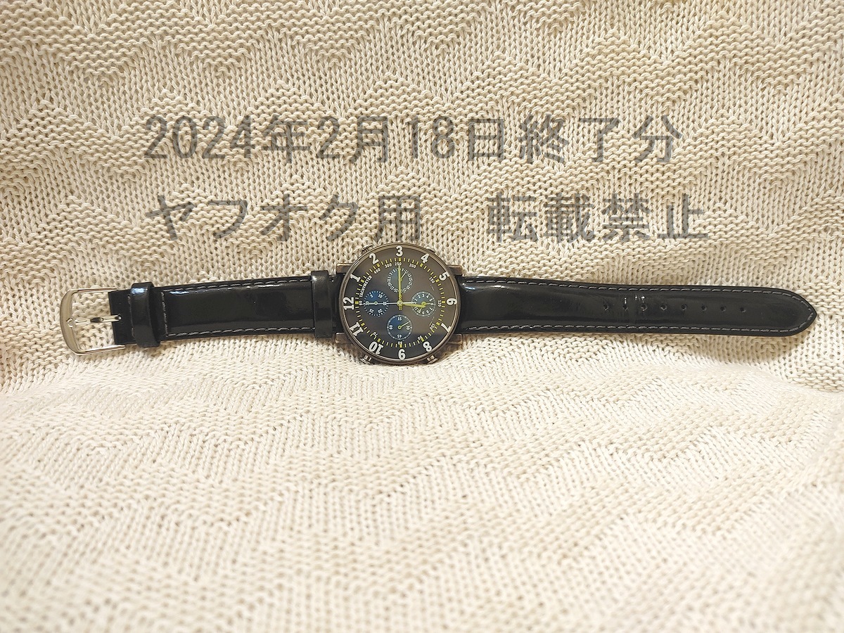 希少 稼働品 Seiko クロノグラフ ソットサス コラボモデル セイコー Sottsass chronograph 日本製 匿名配送 電池交換済み archive_画像2