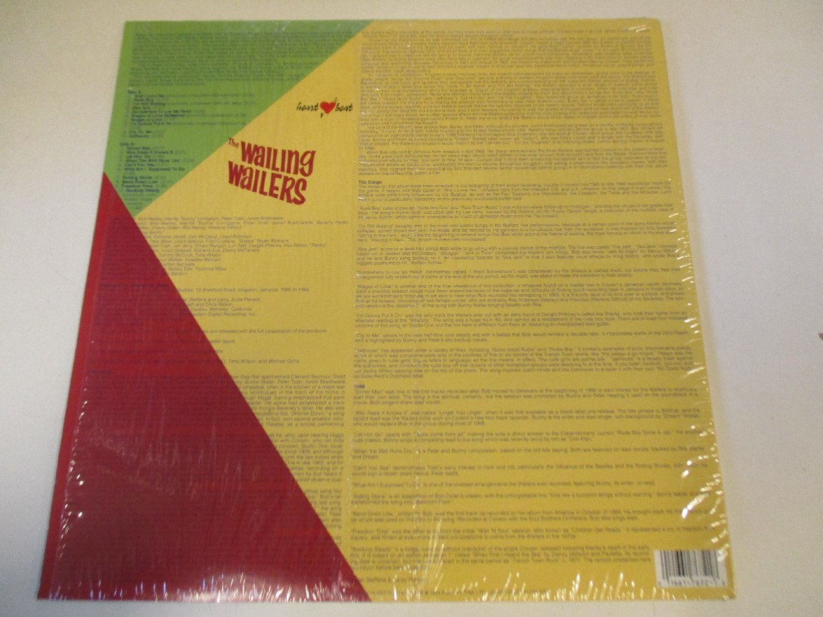 再発LP『BOB MARLEY AND THE WAILERS / THE WAILING WAILERS AT STUDIO ONE』 BUNNY WAILER　PETER TOSH　(Z15)_画像3