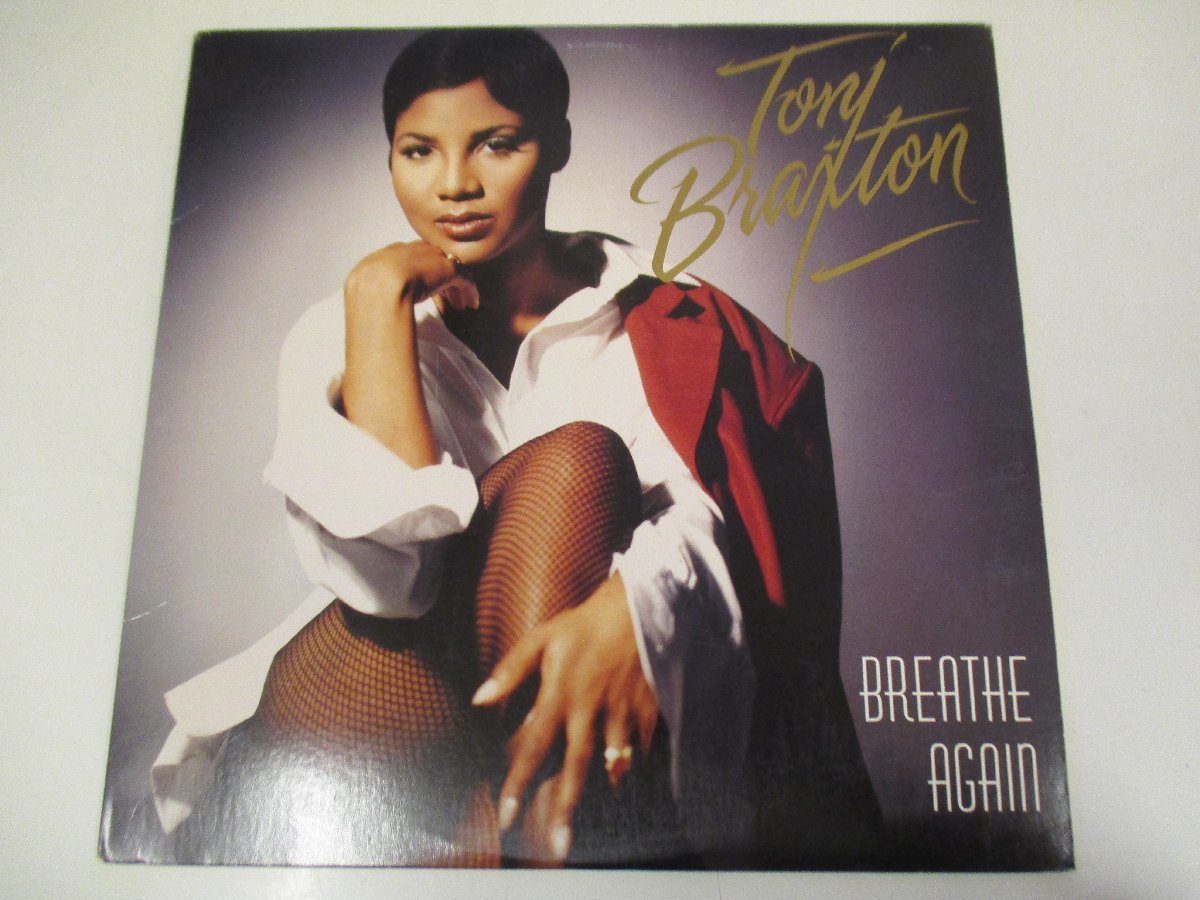 12インチ 『Toni Braxton / Breathe Again』 Babyface　Jermaine Dupri　 Tim & Ted 　(Z10)　_画像1