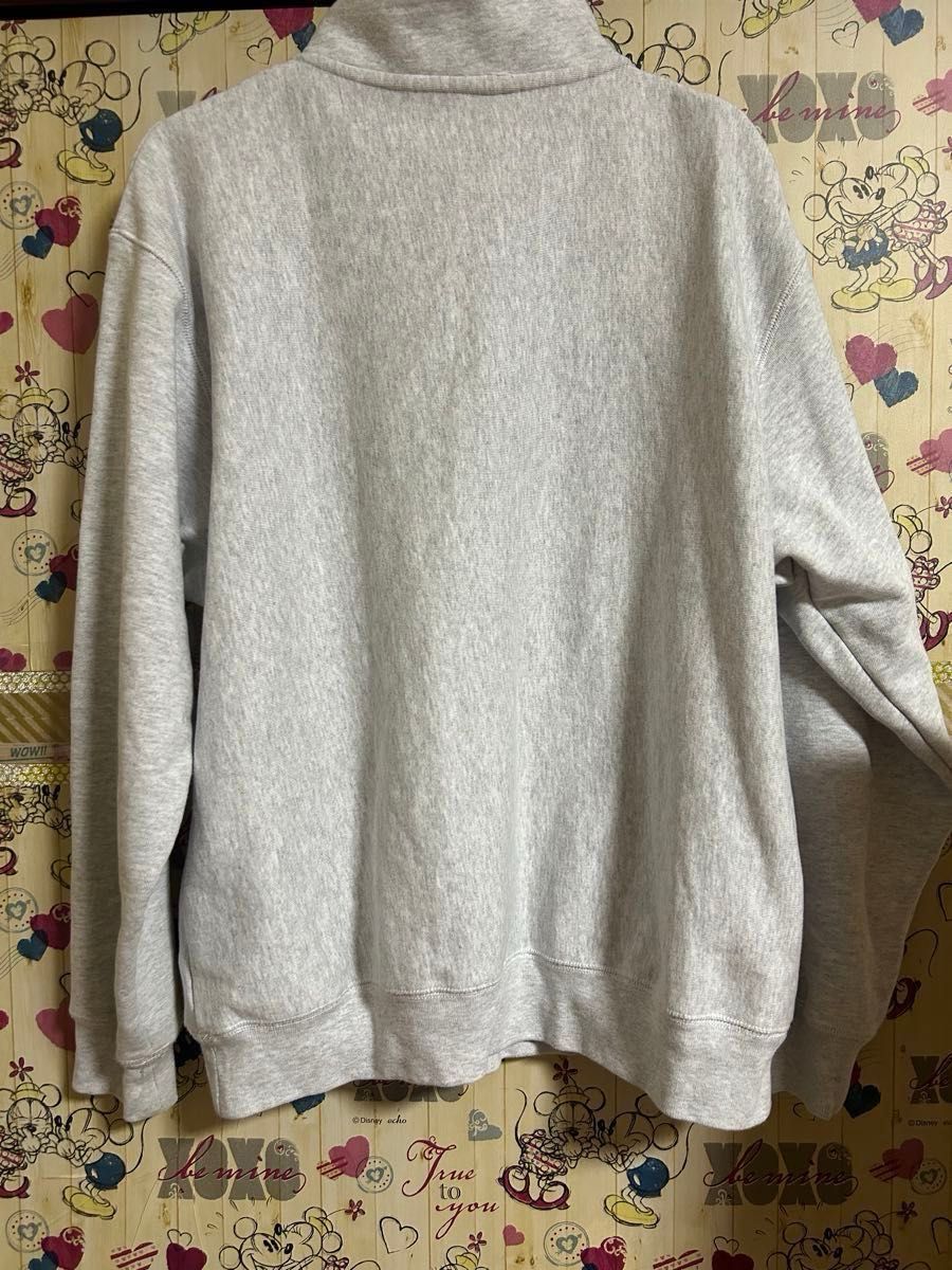 コムドットゆうた着用】HUF センター刺繍ロゴハーフジップ コムドットゆうた着用】HUF センター刺繍ロゴハーフジップ
