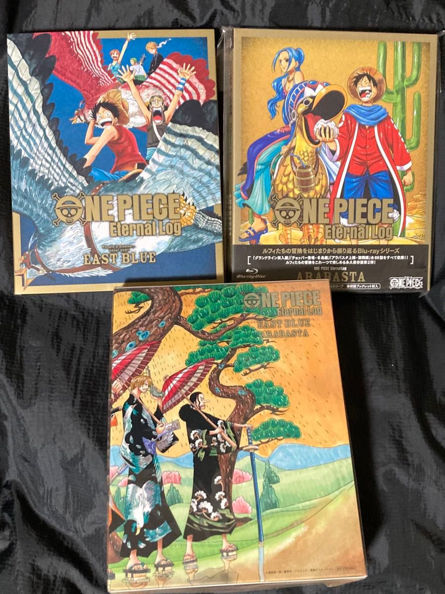RB8080 ワンピース EternalLog 6巻セット ONE PIECE Eternal Log 6巻セット 連動購入特典 2巻収納三方背