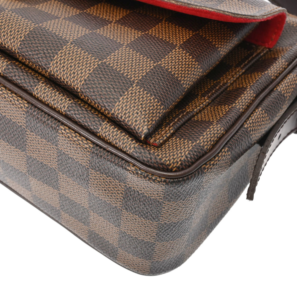 LOUIS VUITTON ルイヴィトン ラヴェッロ GM ブラウン N60006 レディース ダミエキャンバス ショルダーバッグ Aランク 中古 銀蔵_画像6