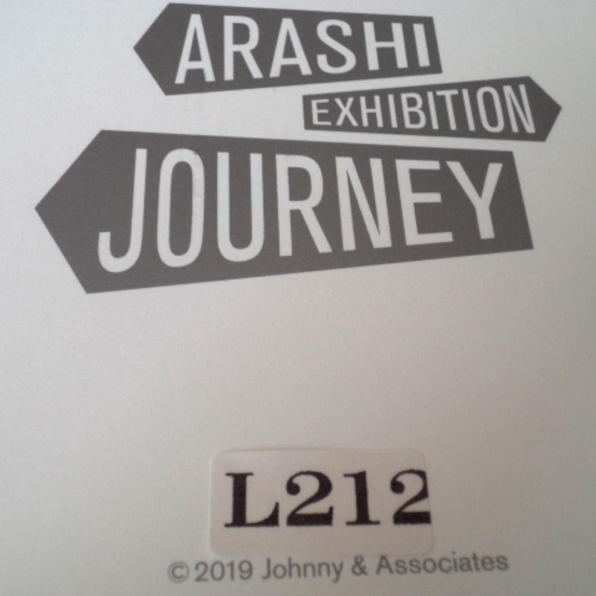 ★嵐 ARASHI★ ARASHI EXHIBITION JOURNEY カード★L212_画像3