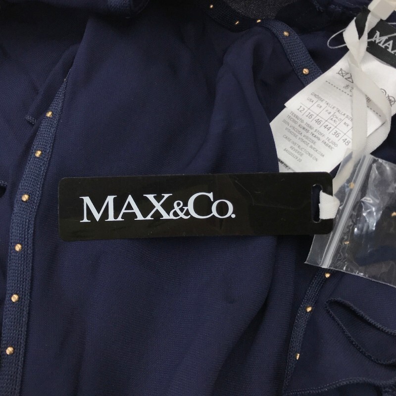 31858】 新古品 MAX&Co マックスアンドコー 半袖ブラウス サイズ48