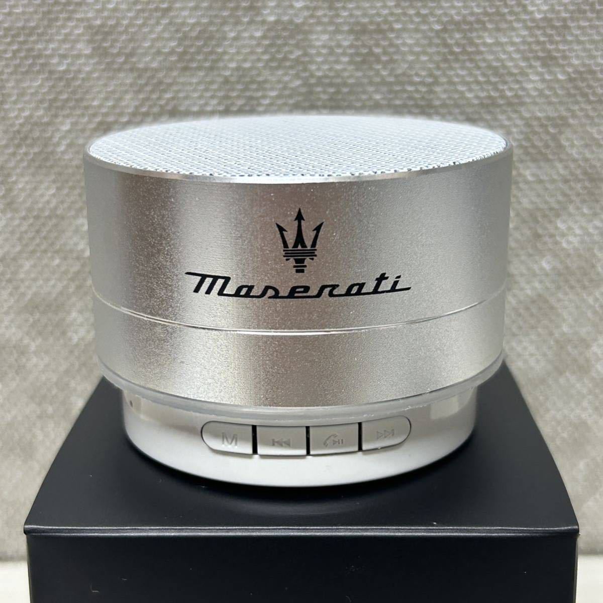 Maserati マセラティ Bluetooth ワイヤレススピーカー ノベルティ