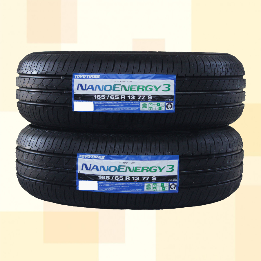 165/65R13 77S TOYO トーヨー ナノエナジー NANOENERGY3 24年製 正規品 2本送料税込 \11,900 より 1_画像1