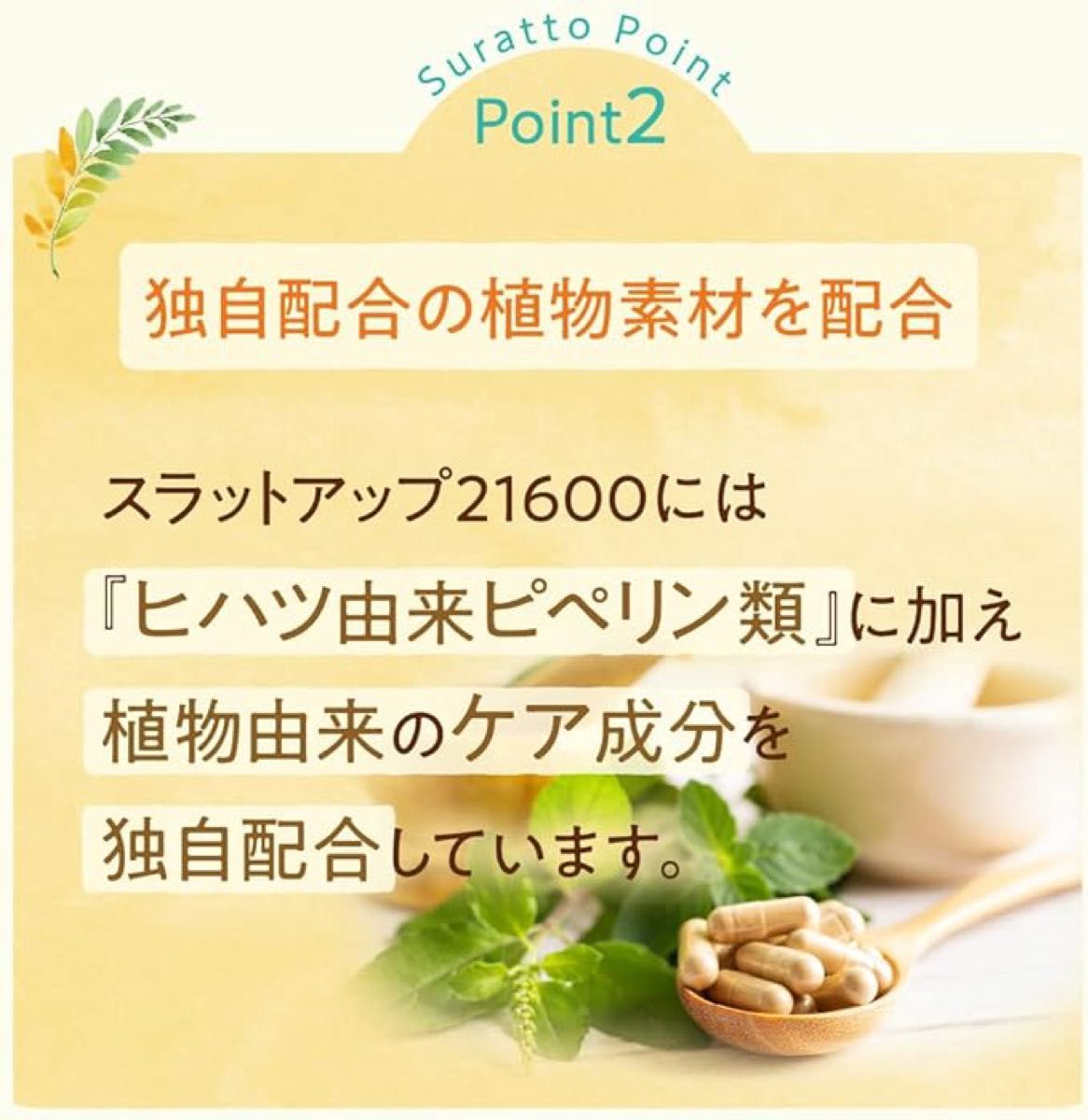 スラットアップ21600 機能性表示食品 ヒハツ サプリ 6種のサポート成分 足のむくみ 冷え 90粒30日分