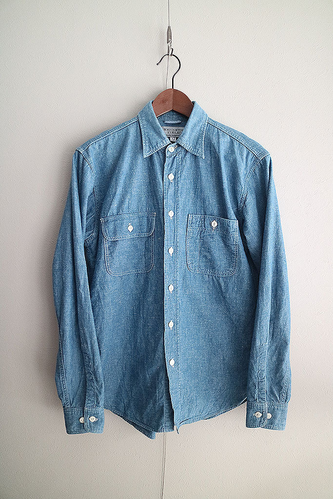 Kenneth Field CHAMBRAY WORK SHIRTS ケネスフィールド/シャンブレーシャツ/S_画像1