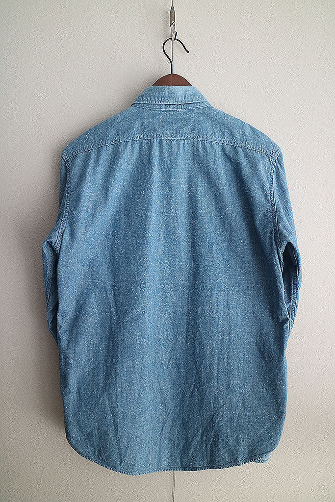 Kenneth Field CHAMBRAY WORK SHIRTS ケネスフィールド/シャンブレーシャツ/S_画像4