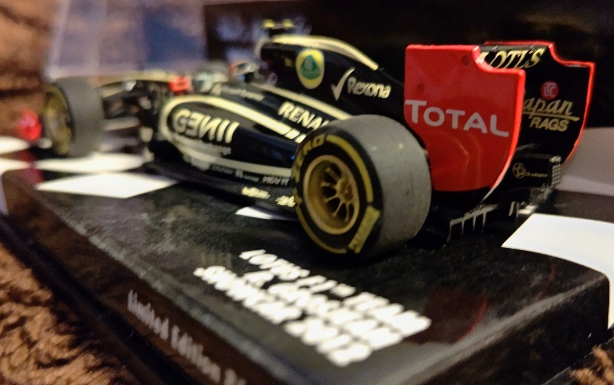 ミニチャンプス PMA 1/43 限定864台 ロータス・E20・ルノー 2012 ロマン.グロージャン MINICHAMPS LOTUS・F1 TEAM SHOWCAR ROMAIN.GROSJEAN_画像6