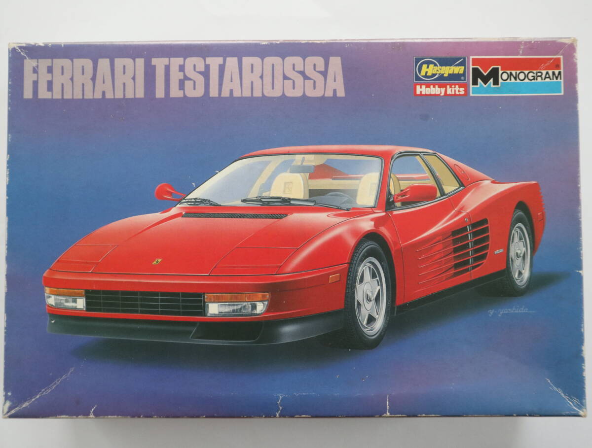 MONOGRAM モノグラム 1/24 HM17 FERRARI TESTAROSSA フェラーリ テスタロッサ プラモデル 1990年製 未組立品 当時物 絶版品 現状品の画像1