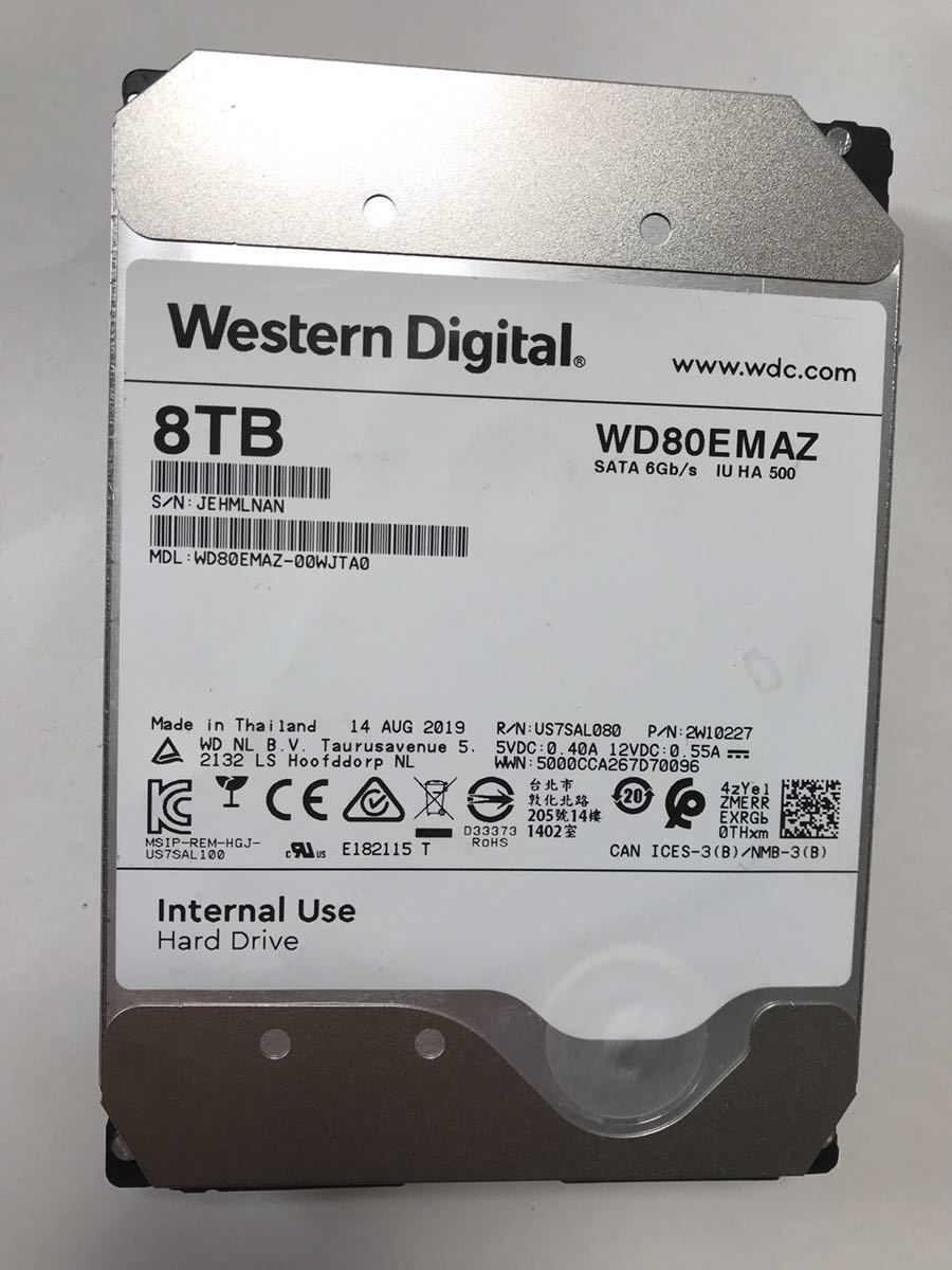 ③Western Digital/ウエスタンデジタル　3.5インチ　SATA　HDD　ハードディスクWD80EMAZ　 8TB　 _画像1