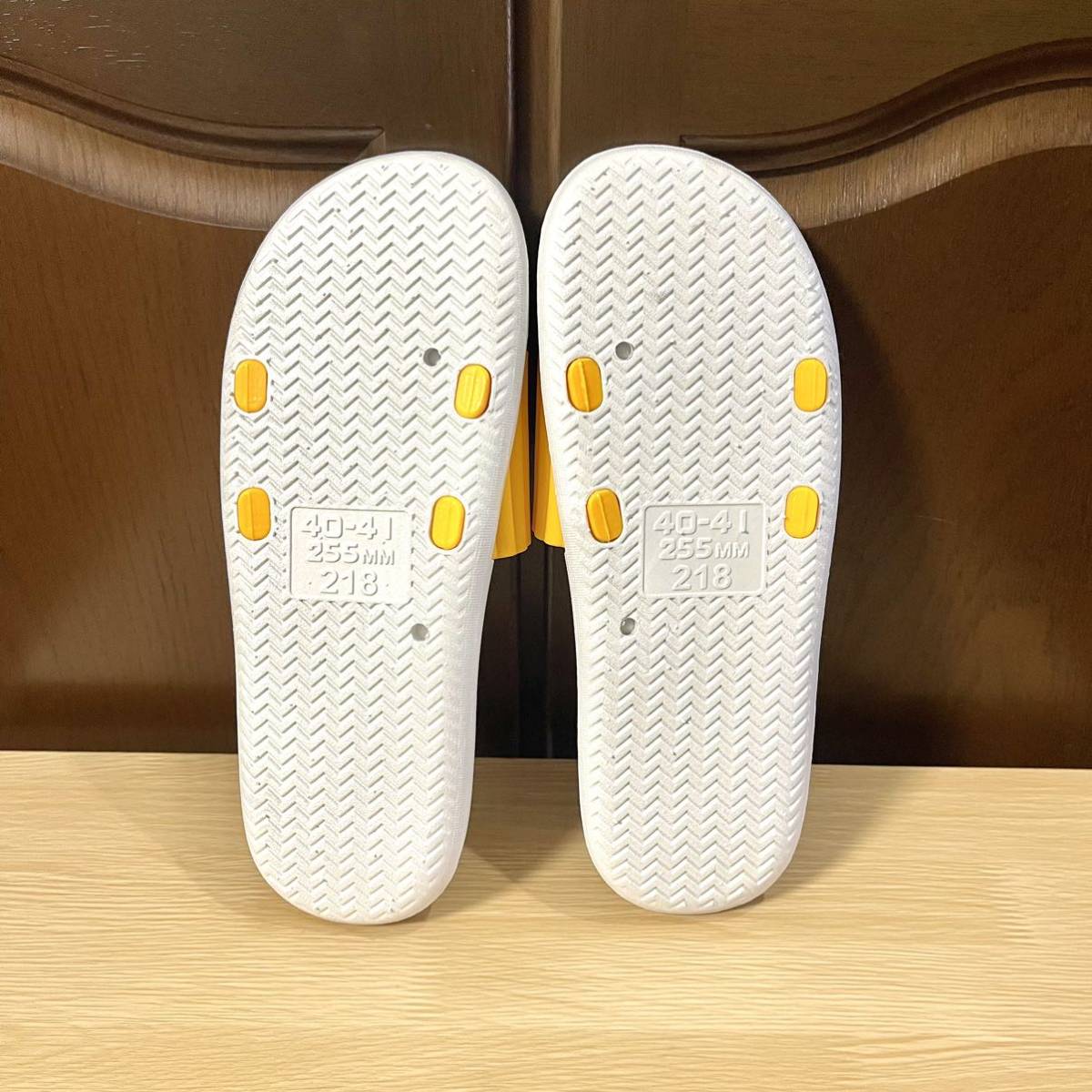  slippers sandals shower sandals veranda stylish soft slip prevention yellow 24.0~24.5